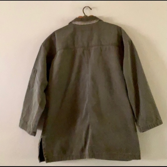 Vintage CHAUS Sport Women’s Brown Cotton Canvas Barn Chore Cargo Jacket MEDIUM - Picture 6 of 11